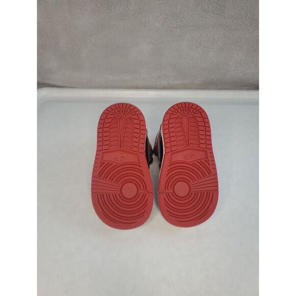 Air Jordan 1 Retro High OG TD 'Patent Bred' Infant Size 4c Uk 3.5 ( 12 Month) - Picture 6 of 16